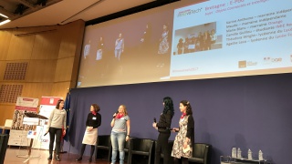 Equipe Bretagne, finale du challenge innovatech 2017 à Bercy