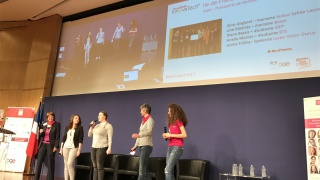 Equipe Ile-de-France, finale du challenge innovatech 2017 à Bercy