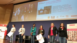 Equipe Lorraine, finale du challenge innovatech 2017 à Bercy