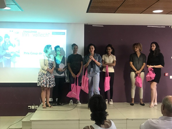 Challenge InnovaTech Martinique&nbsp;: l'équipe bleue Polycapt, Prix Coup de coeur du public