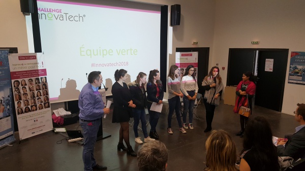 Challenge InnovaTech 2018 Normandie&nbsp;: EQUIPE VERTE « PEDI STAFF CONNECTED » SUR LE THÈME DES OBJETS INTELLIGENTS ET CONNECTÉS