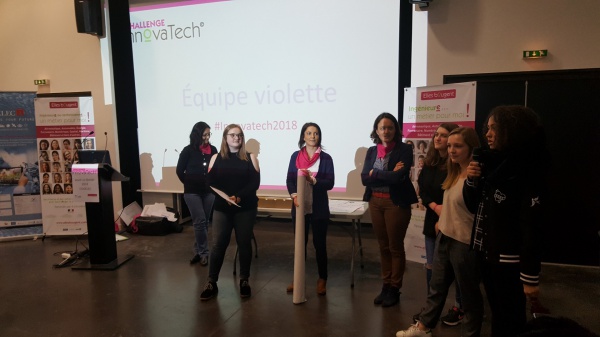 Challenge InnovaTech 2018&nbsp;: EQUIPE VIOLETTE « TAMALOU MED BOX » SUR LE THÈME DE LA MÉDECINE DU FUTUR