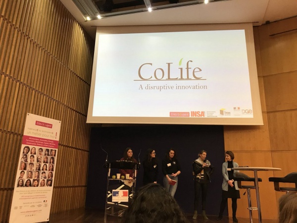Challenge InnovaTech 2019 Ile-de-France&nbsp;: L'ÉQUIPE VERT POMME POUR LE PROJET « CO LIFE »