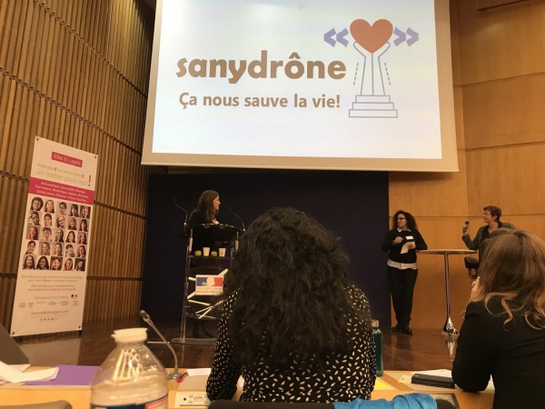 Challenge InnovaTech 2019 Ile-de-France&nbsp;: L'ÉQUIPE VIOLETTE POUR LE PROJET « SANYDRONE »