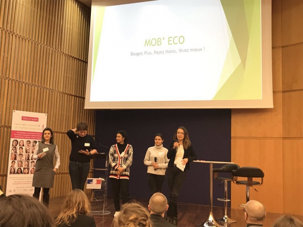 Challenge InnovaTech 2019 Ile-de-France&nbsp;: L'ÉQUIPE ROUGE POUR LE PROJET « MOB'ECO »