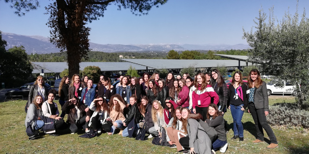 L'événement Air France à Valbone en PACA pendant la Semaine de l'Industrie 2019 avec Elles Bougent