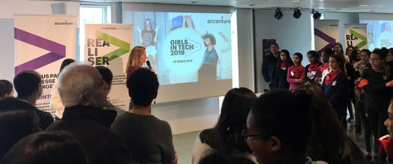 Semaine de l'Industrie 2019&nbsp;: 120 collégiennes chez Accenture