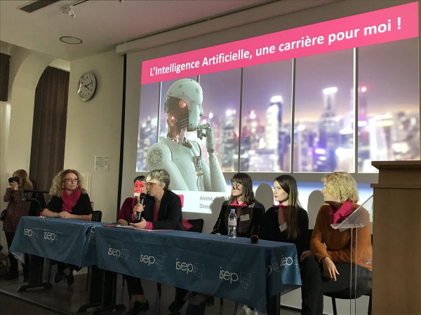 Table ronde&nbsp;: l'intelligence artificielle, une carrière pour moi&nbsp;? Elles innovent pour le numérique en Ile-de-France