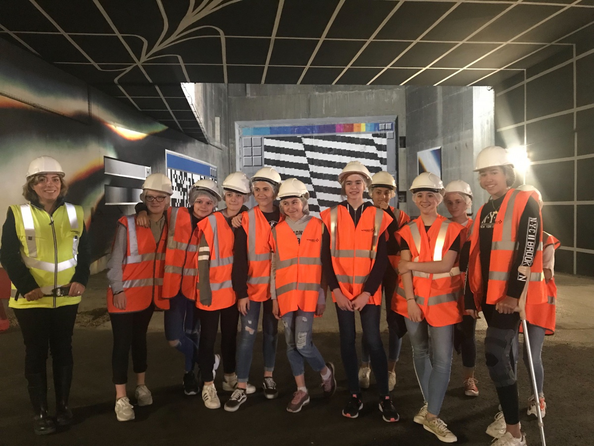 Retour sur la visite du Duplex de l'A86 de VINCI avec les collégiennes de Rueil-Malmaison