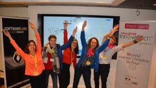 InnovaTech 2019 Centre Val-de-Loire 2019&nbsp;: l'équipe bleue pour le projet Locaux Room Centre